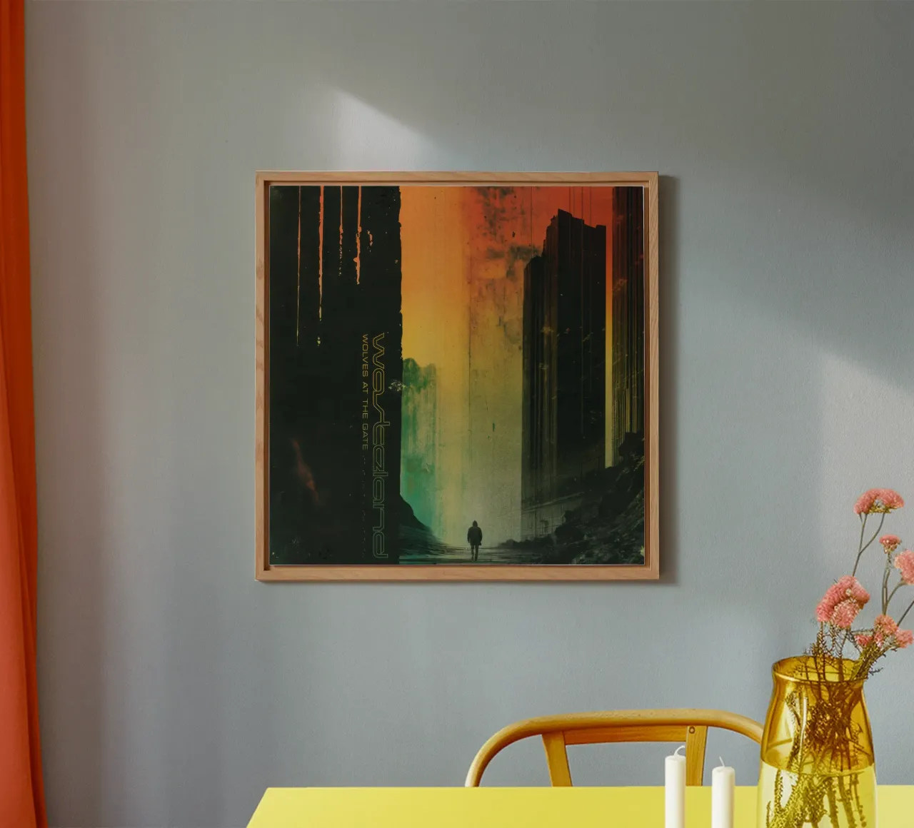 Lupi alle porte Terra desolata alluminio dibond da Band Merch