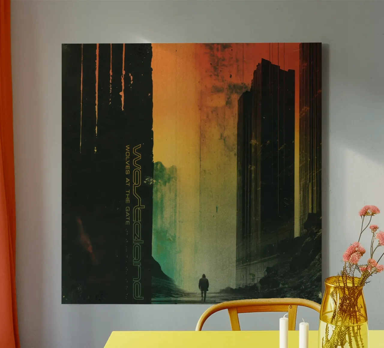 Wölfe am Tor Ödland Leinwand von Band Merch