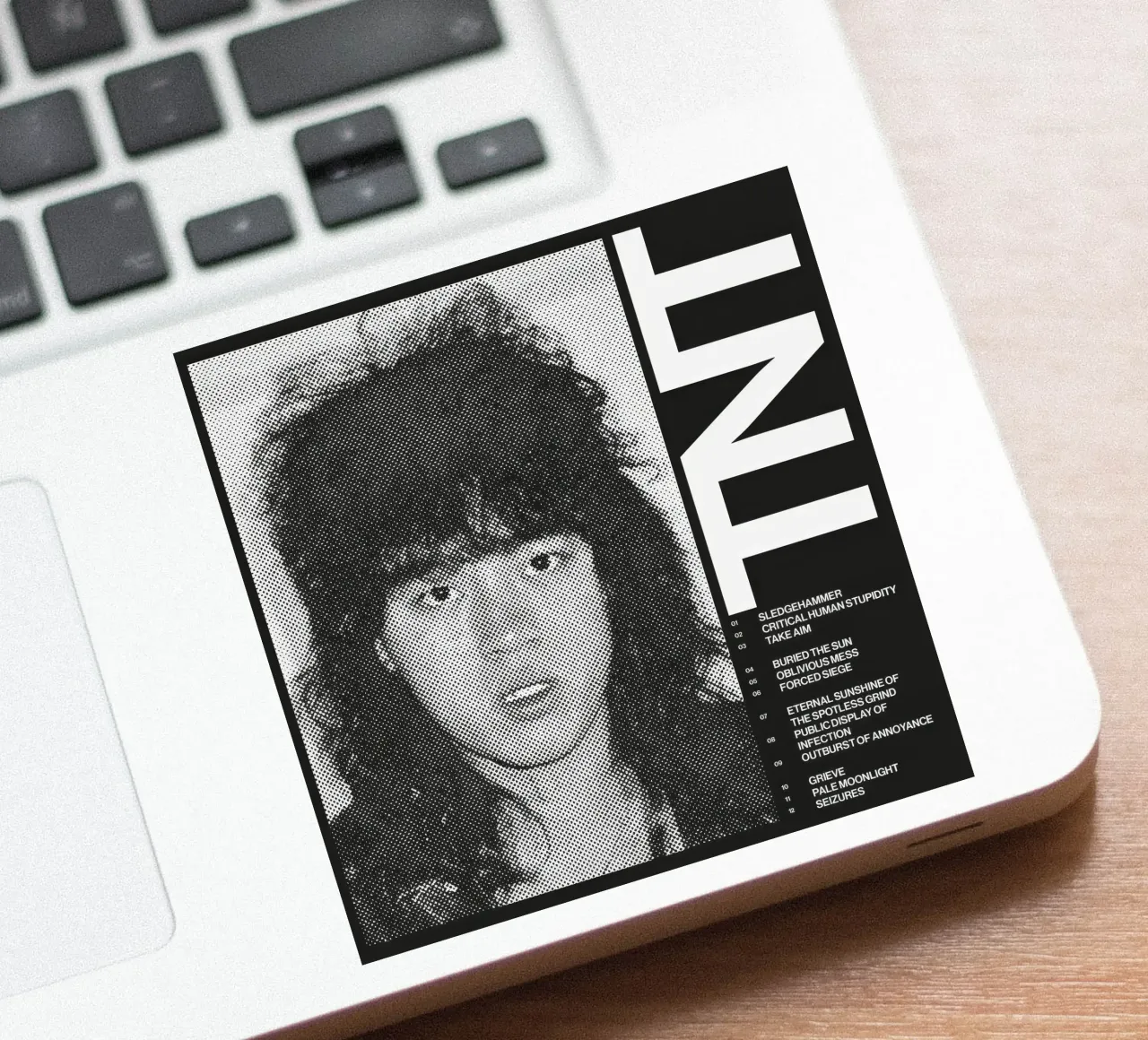 Worm rot TNT sticker by Band Merch