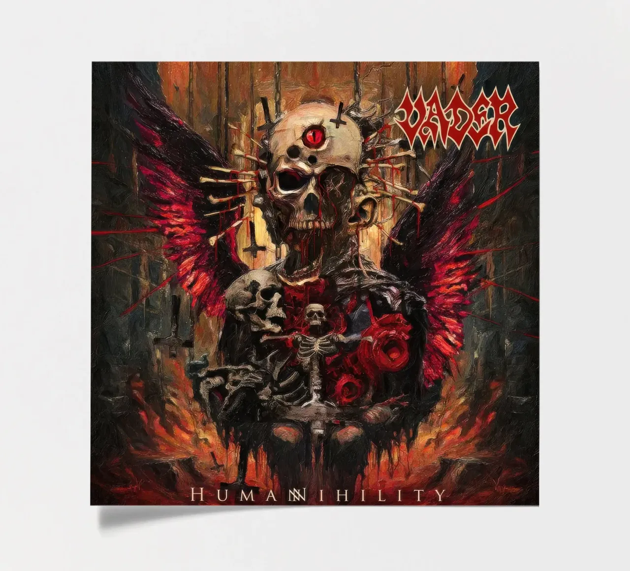 Vader Humanität Stickerbogen von Band Merch