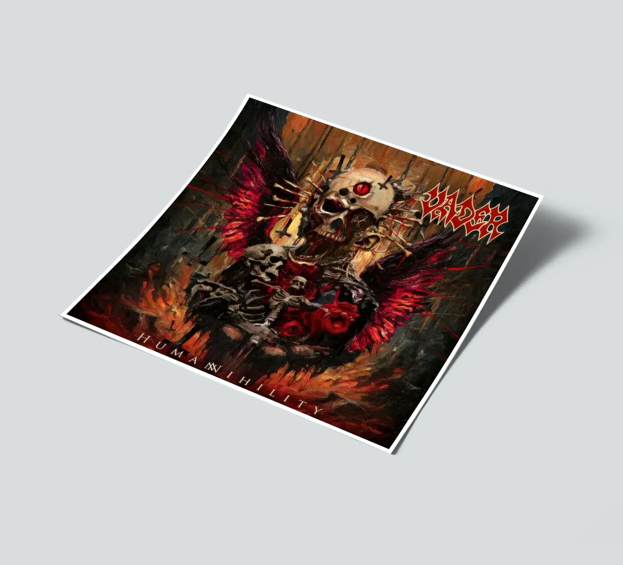 Vader Humanität Stickerbogen von Band Merch