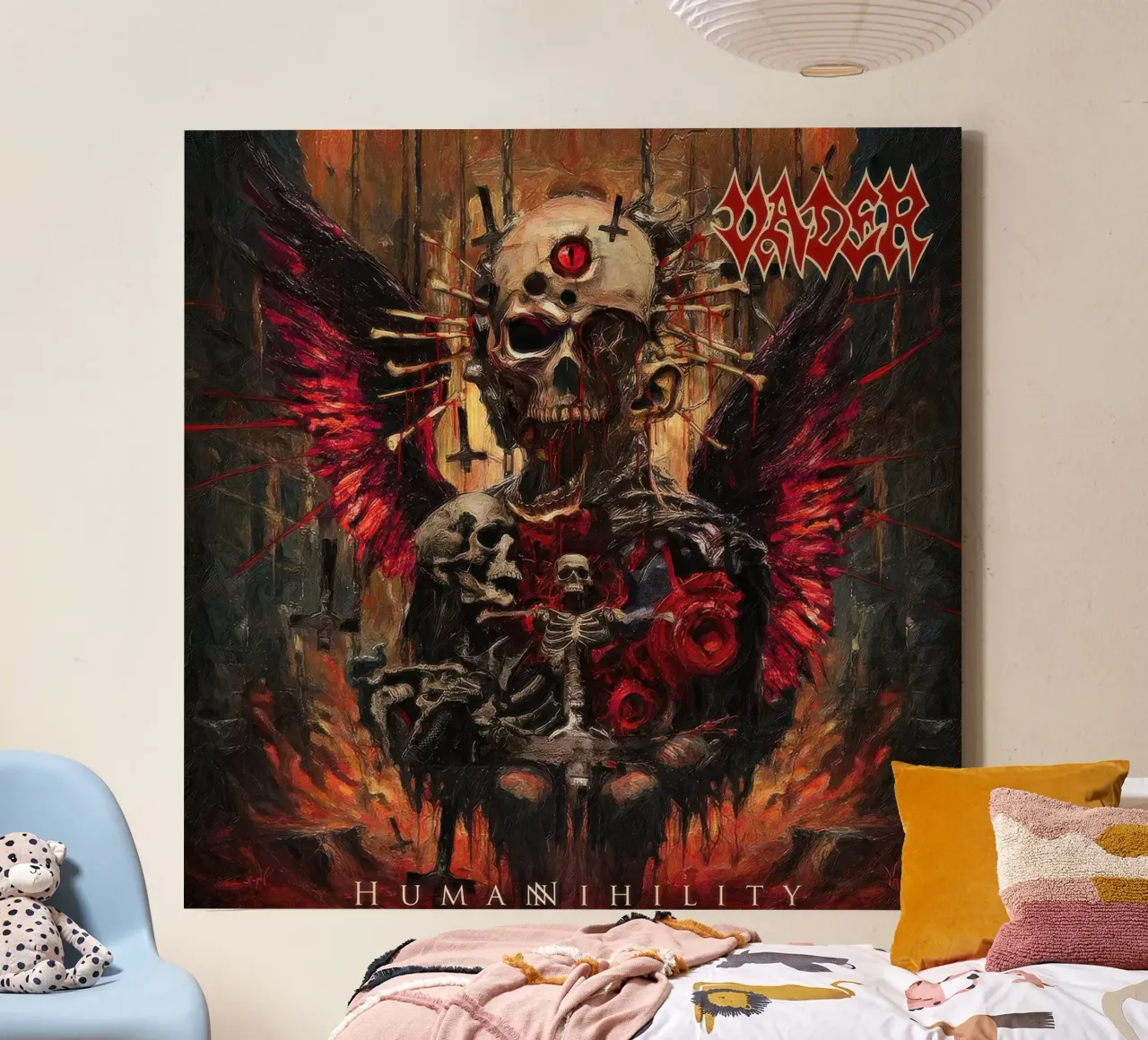 Vader Menselijkheid canvas van Band Merch