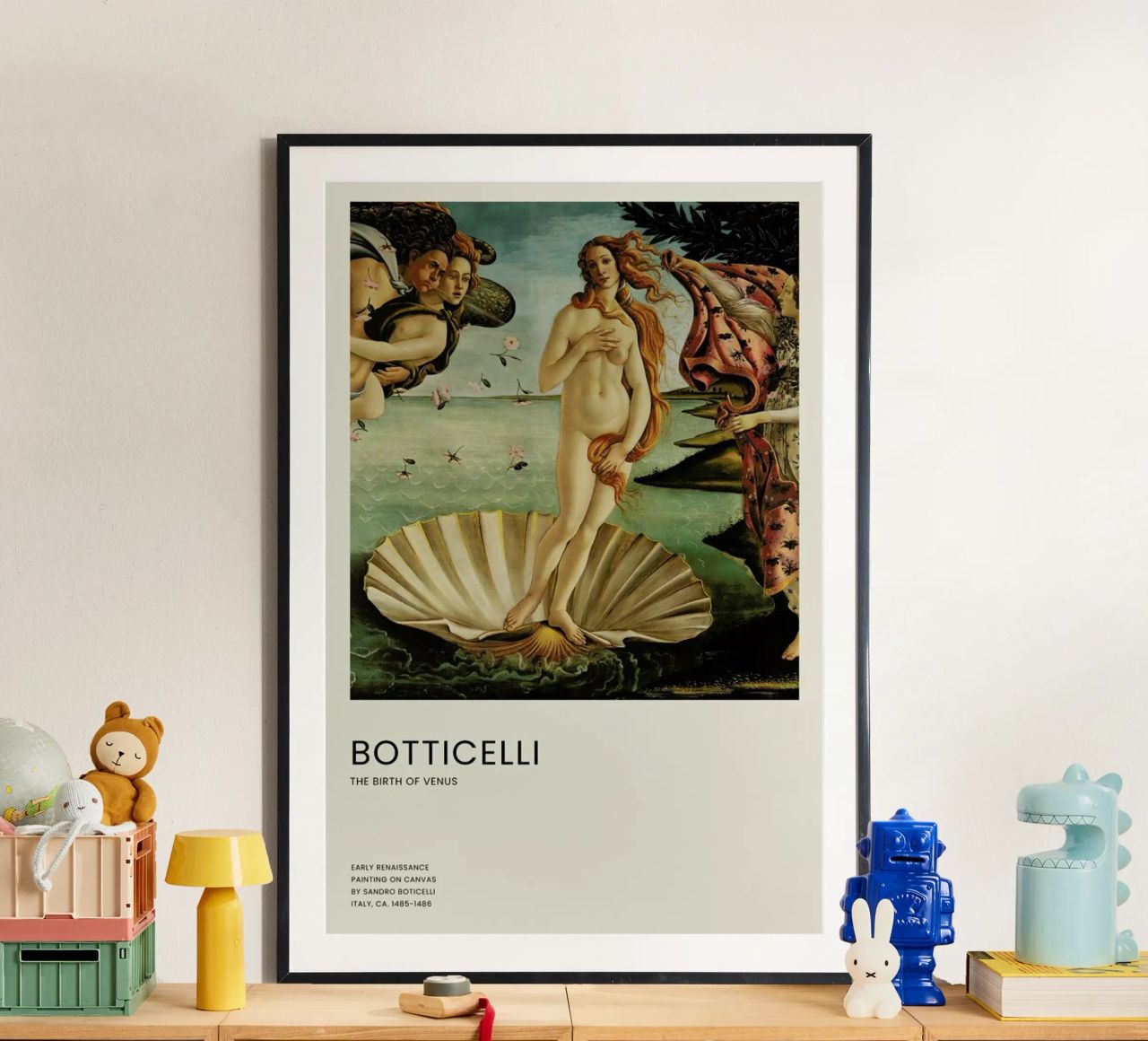 Botticelli - The Birth of Venus Portrait poster da Vintage by JUNIQE
