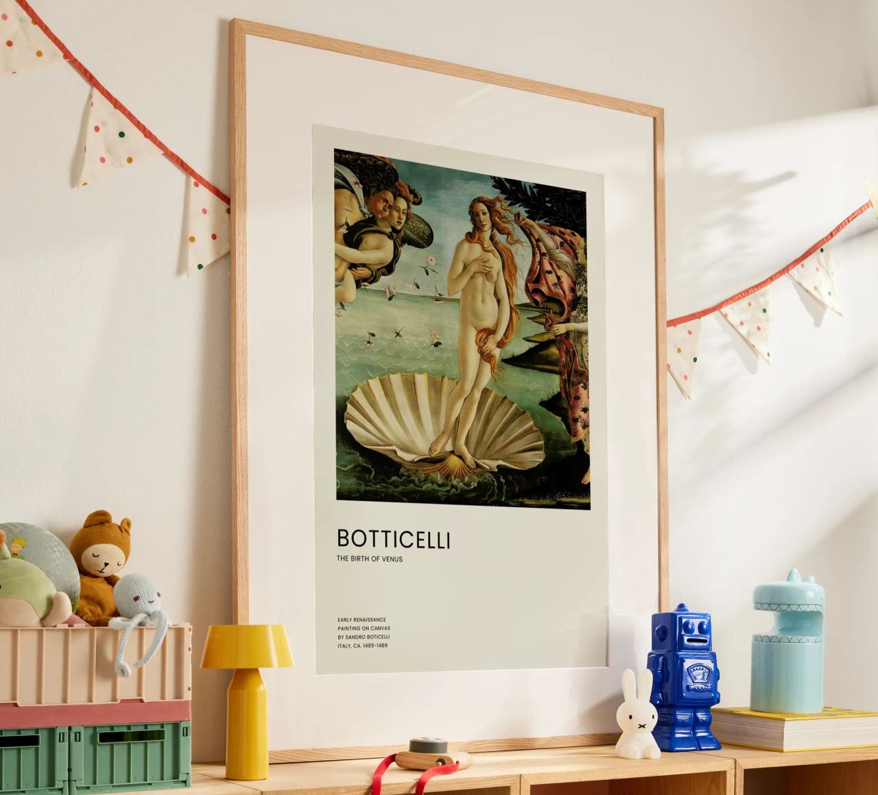 Botticelli - The Birth of Venus Portrait poster da Vintage by JUNIQE