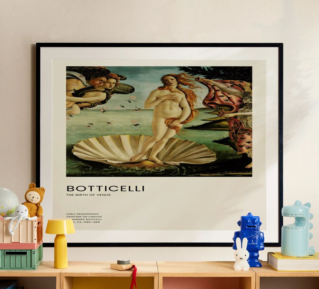Botticelli - The Birth of Venus Portrait poster da Vintage by JUNIQE