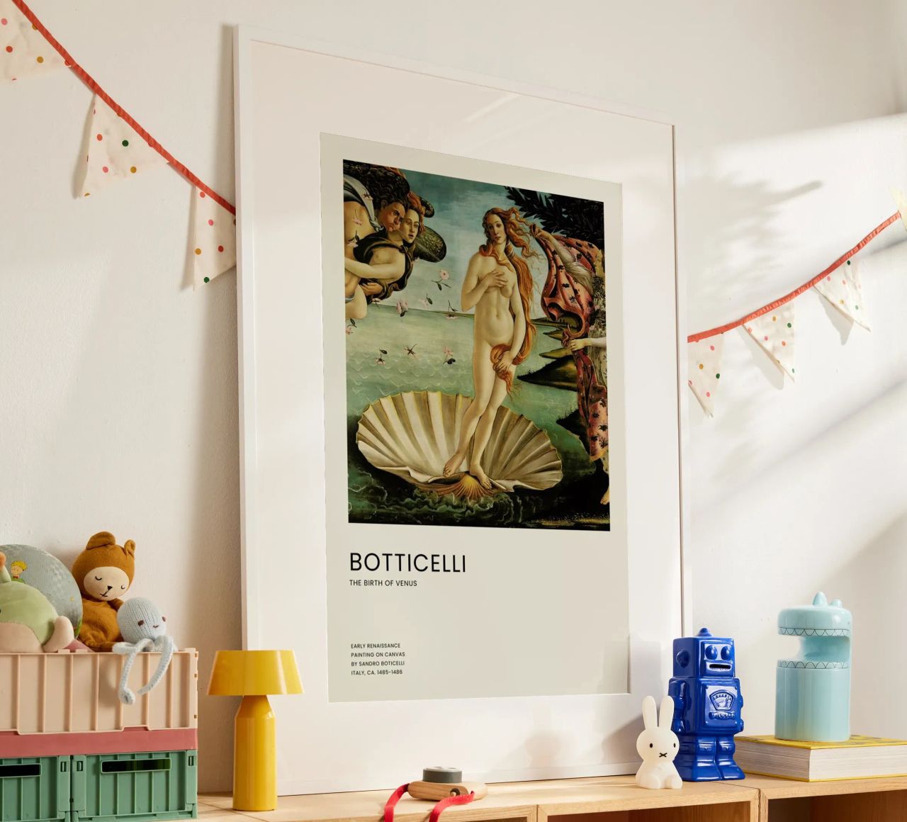 Botticelli - The Birth of Venus Portrait poster da Vintage by JUNIQE