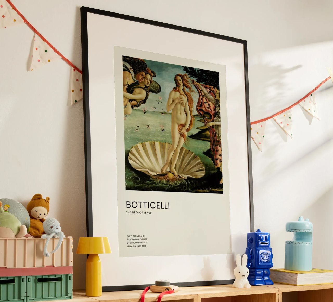 Botticelli - The Birth of Venus Portrait poster da Vintage by JUNIQE