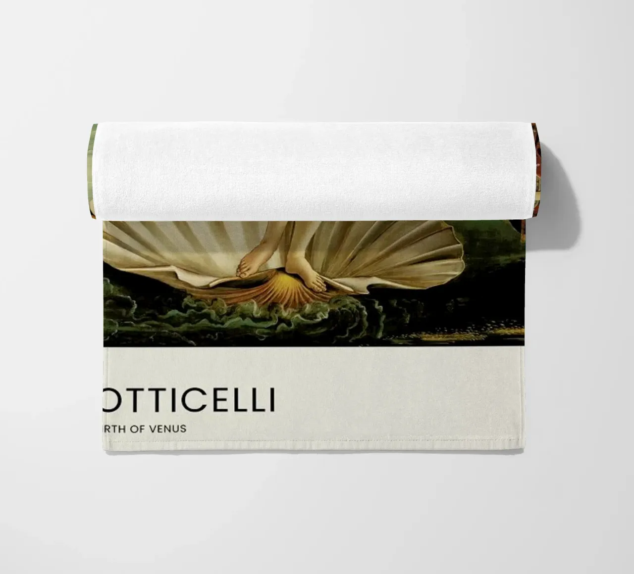 Botticelli - The Birth of Venus Portrait telo mare da Vintage by JUNIQE