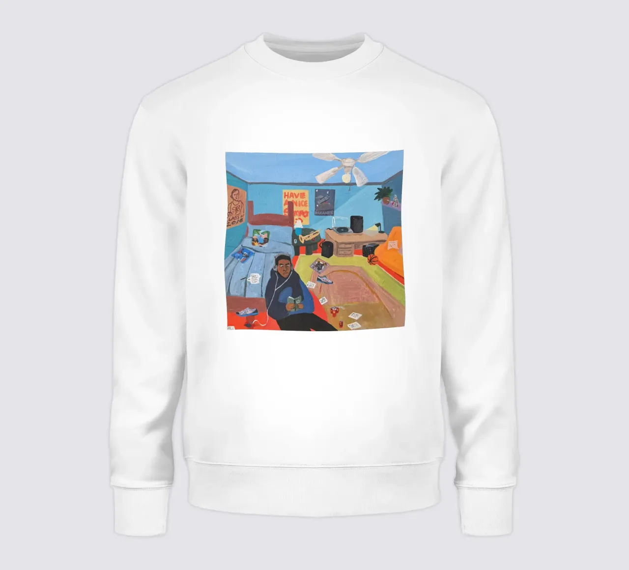 D2x Ragazzo con cappuccio blu felpa da Band Merch