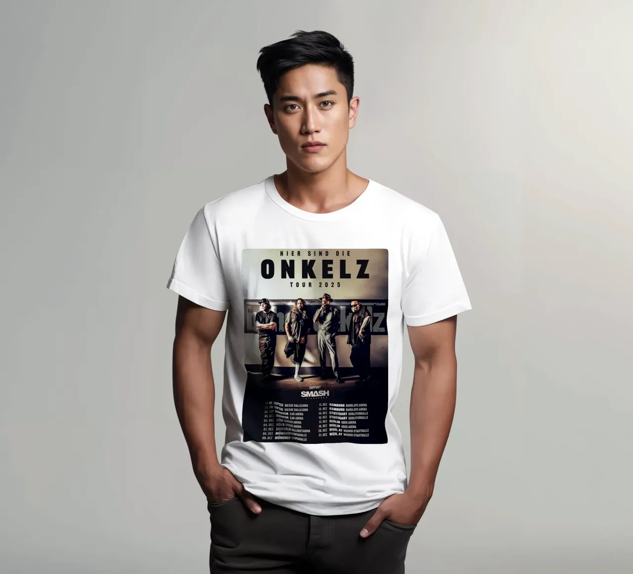 onkelz poster 1 t-shirt by Band Merch