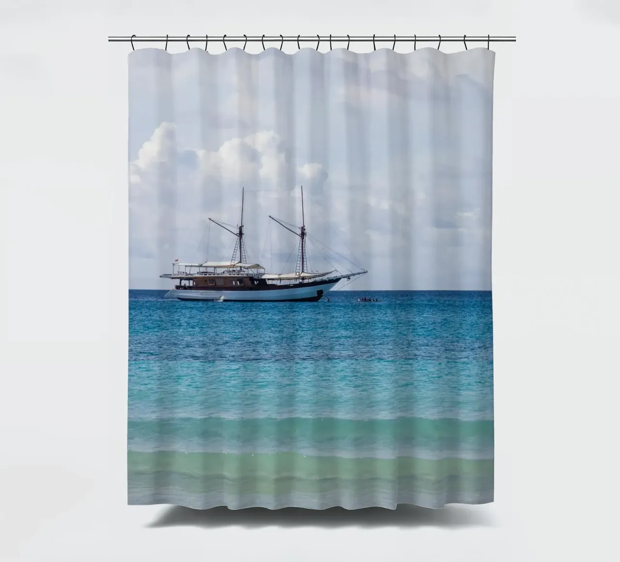 Sailing in the tropics tenda da doccia da photolovers