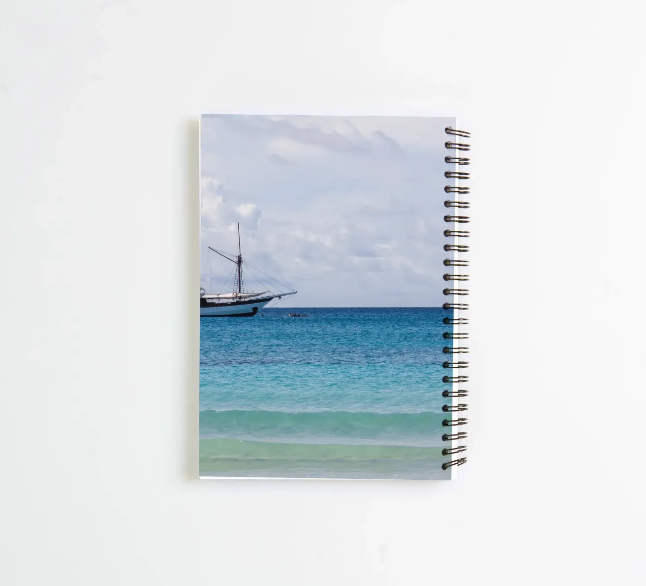 Sailing in the tropics spiral notebook by photolovers