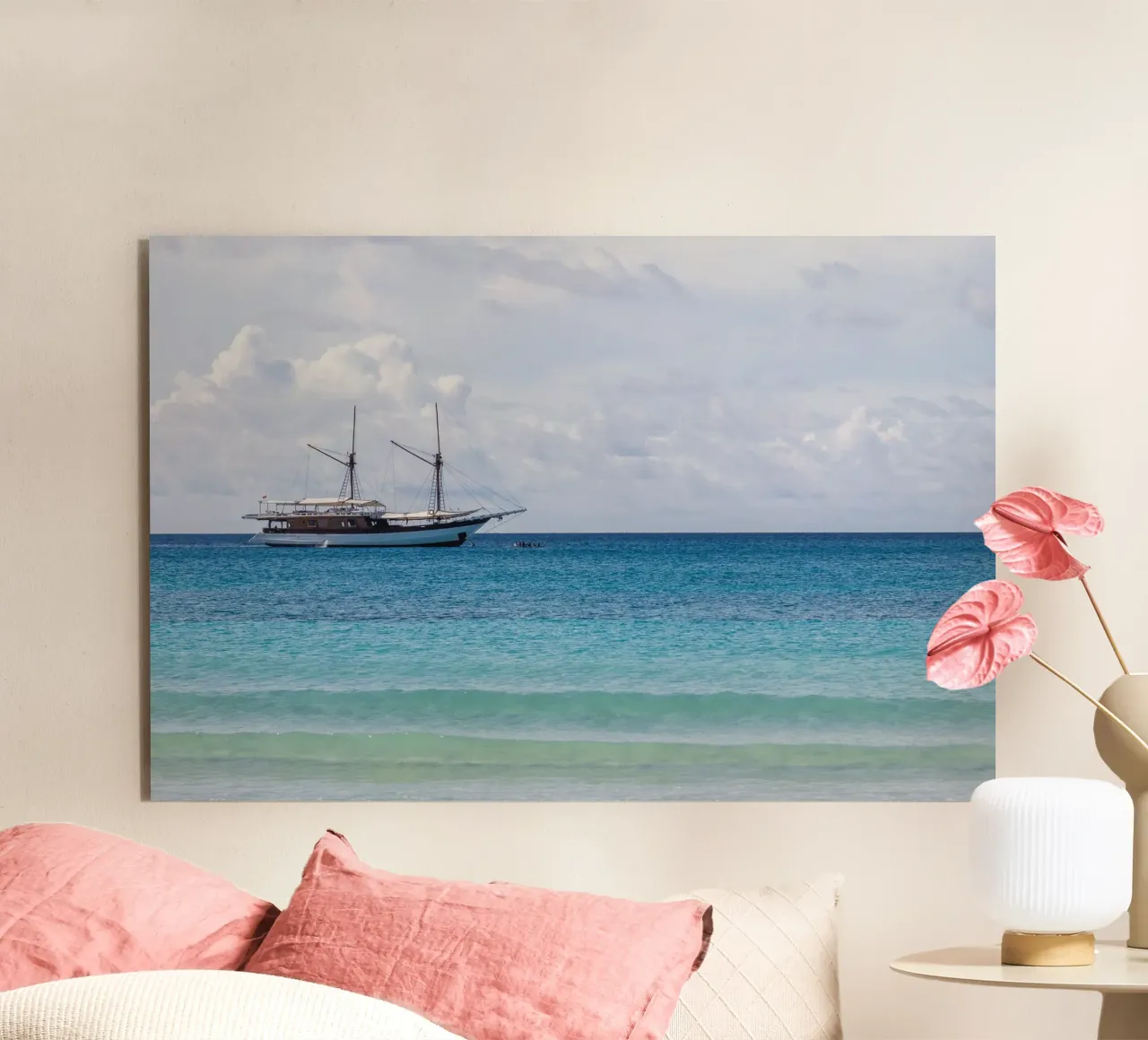 Sailing in the tropics alluminio dibond da photolovers