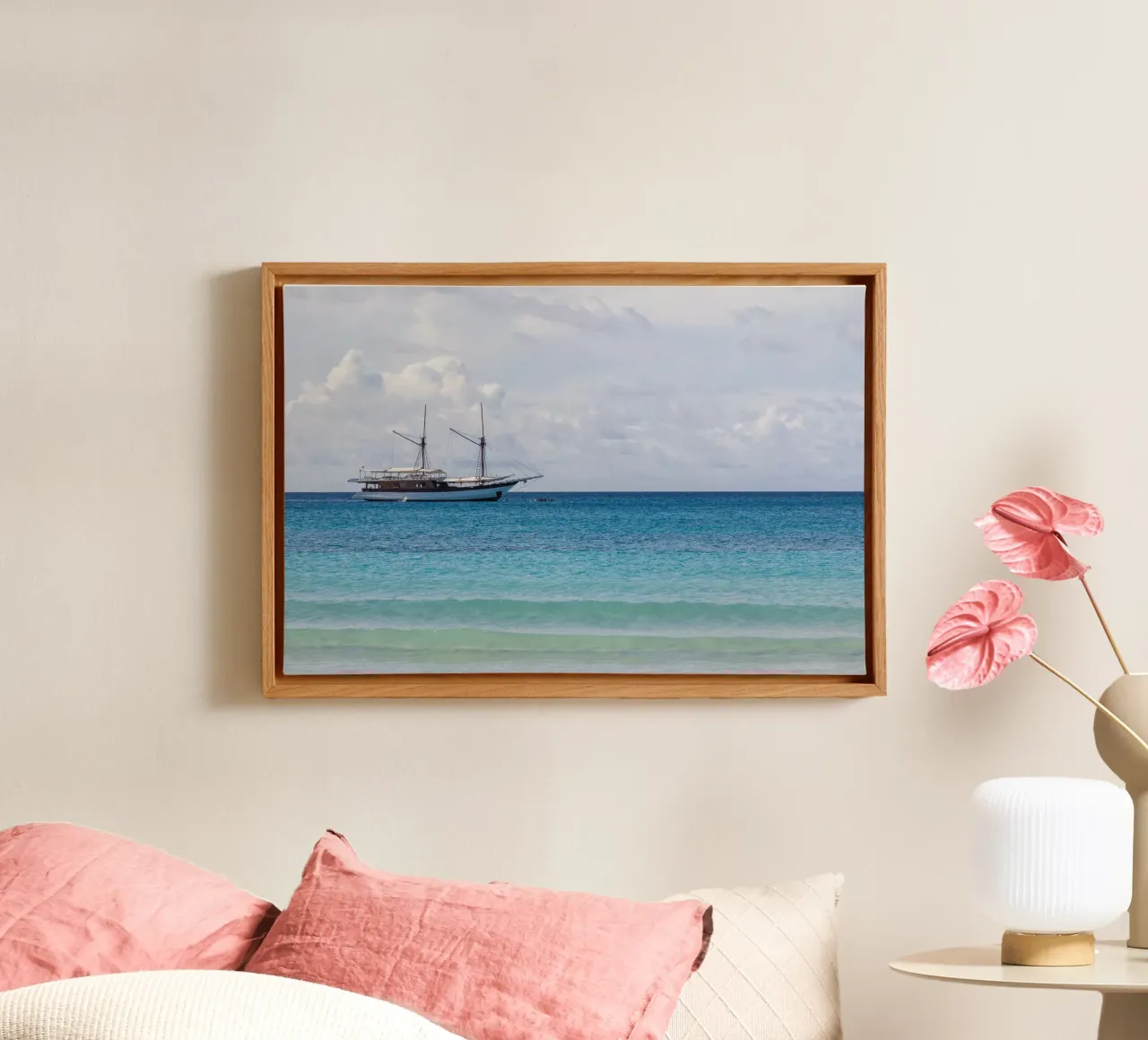 Sailing in the tropics canvas by photolovers