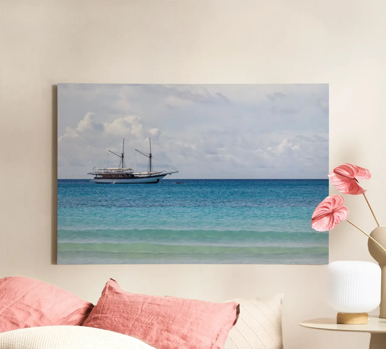 Sailing in the tropics canvas by photolovers