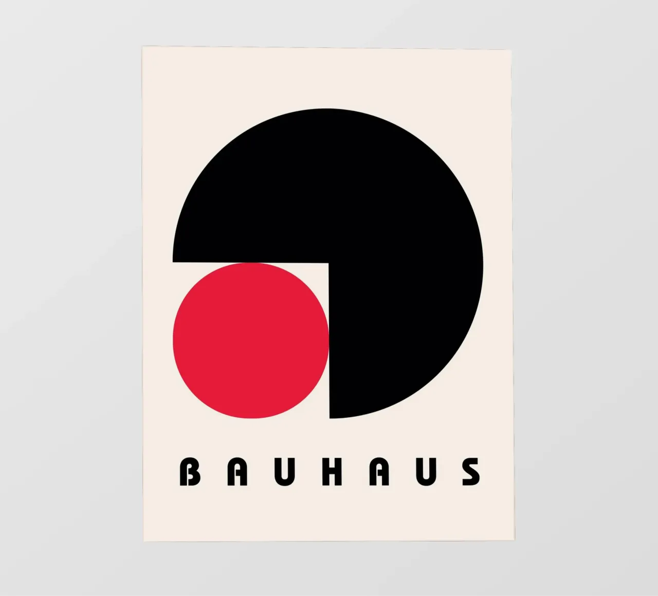Bauhaus Circles Minimal pellicola backlit da Casa Calm