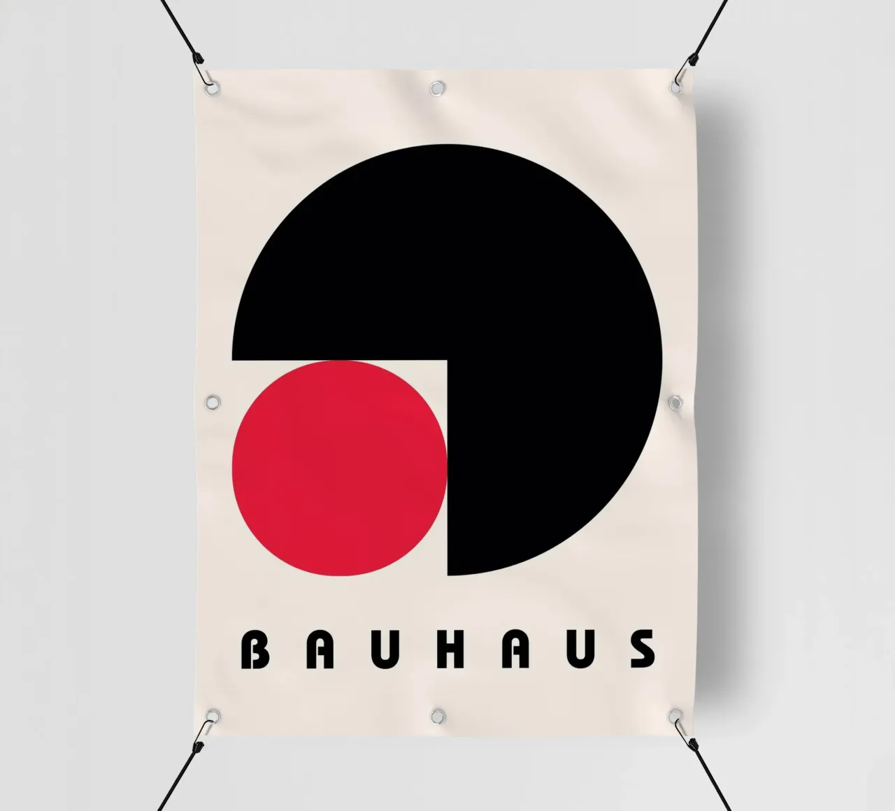 Bauhaus Circles Minimal telo in pvc da Casa Calm