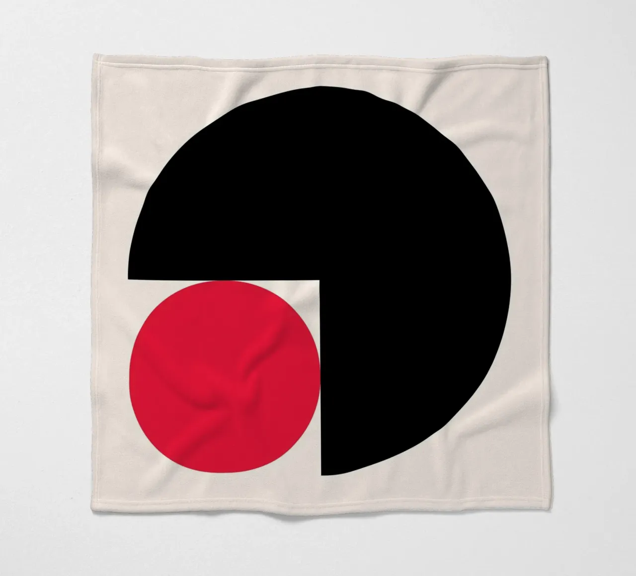 Bauhaus Circles Minimal coperta in pile da Casa Calm