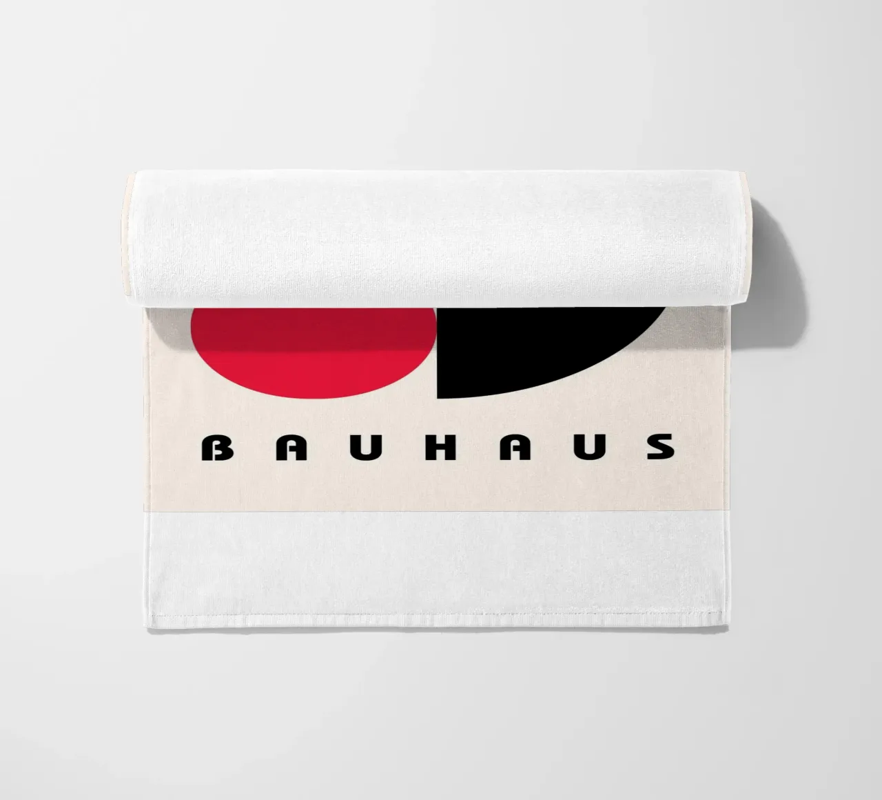 Bauhaus Circles Minimal telo mare da Casa Calm