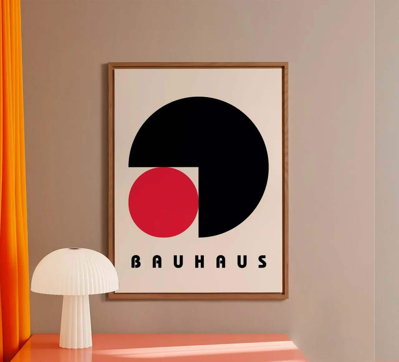 Bauhaus Circles Minimal alluminio dibond da Casa Calm