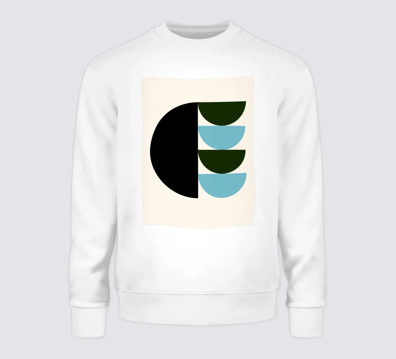 Composizione a semicerchio Bauhaus felpa da Casa Calm