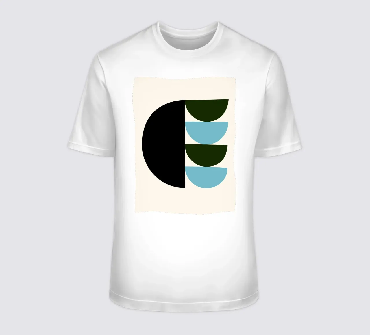 Composizione a semicerchio Bauhaus t-shirt da Casa Calm