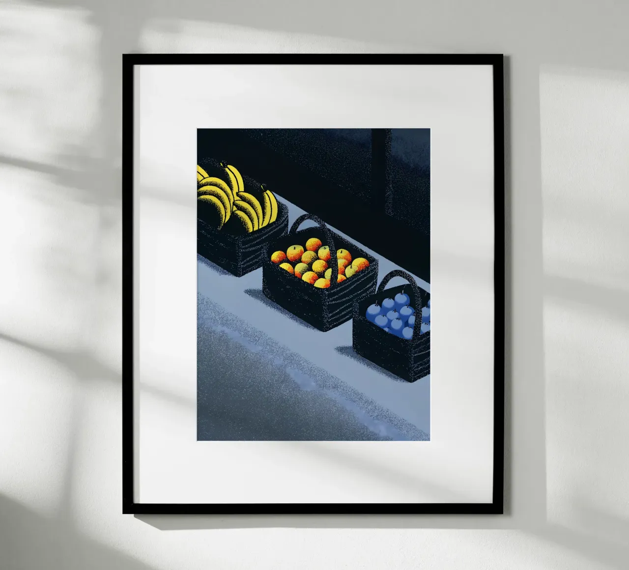 Banane Apfel Poster von SOUL SHOP