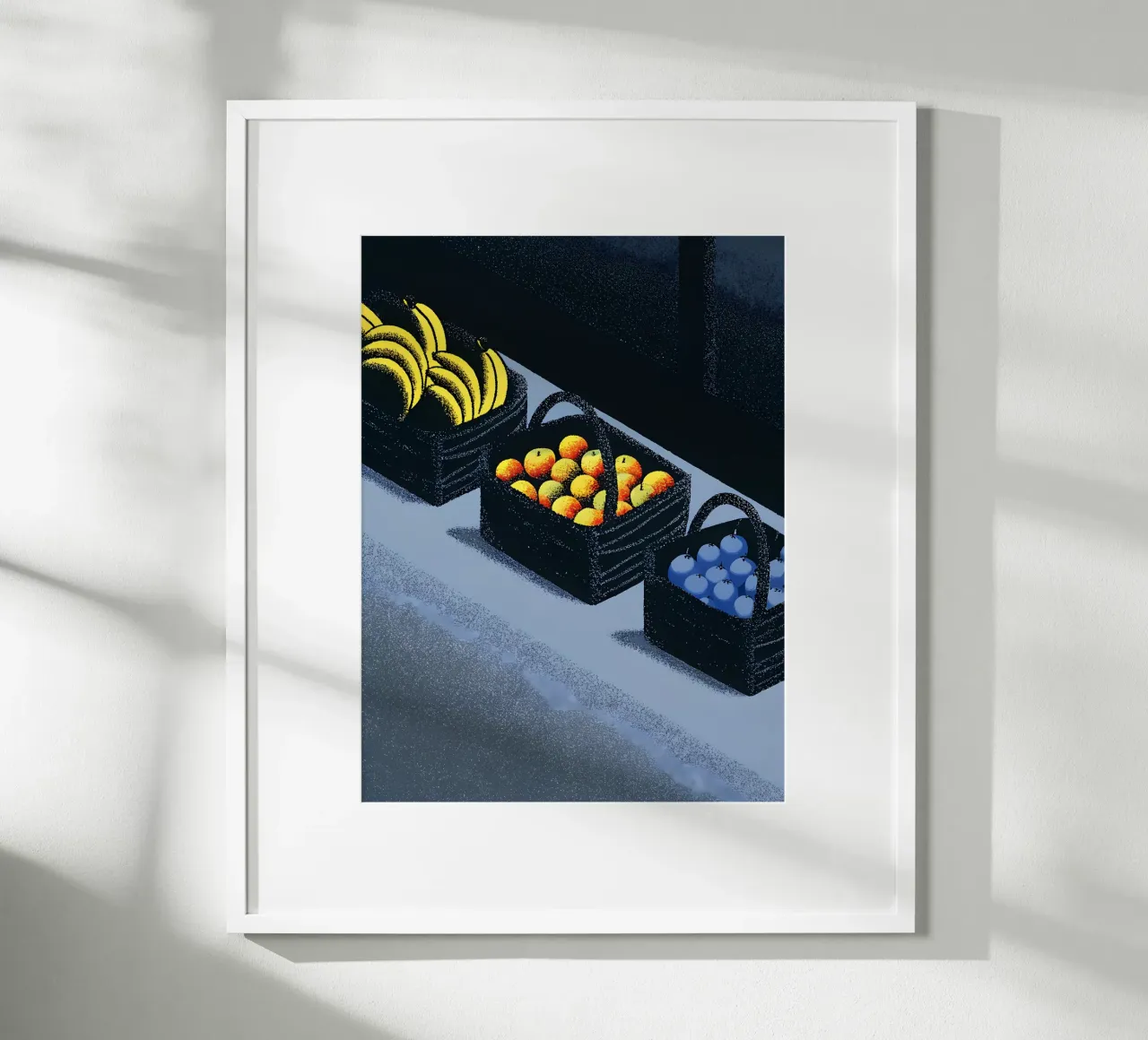 Banane Apfel Poster von SOUL SHOP