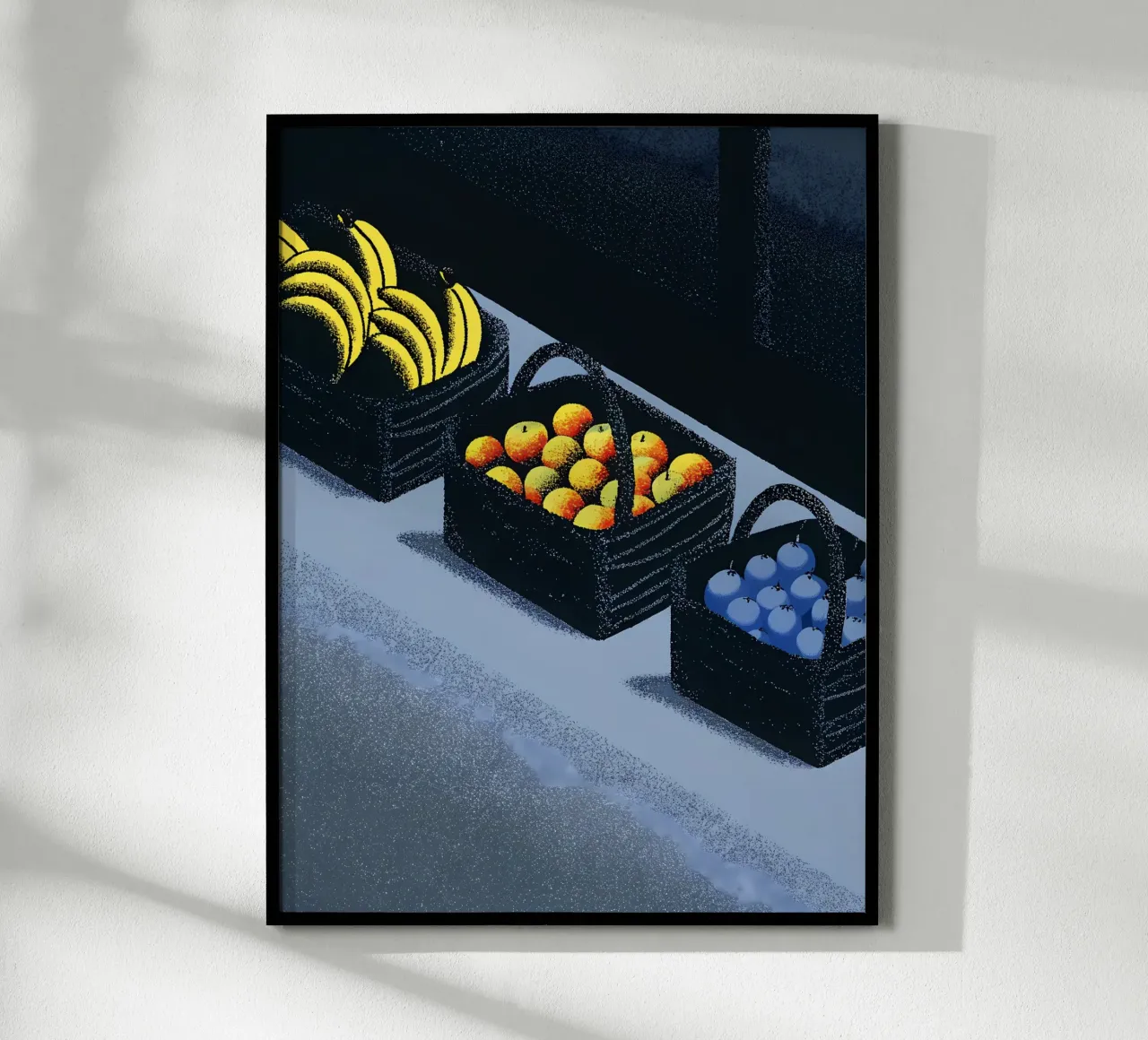 Banane Apfel Poster von SOUL SHOP