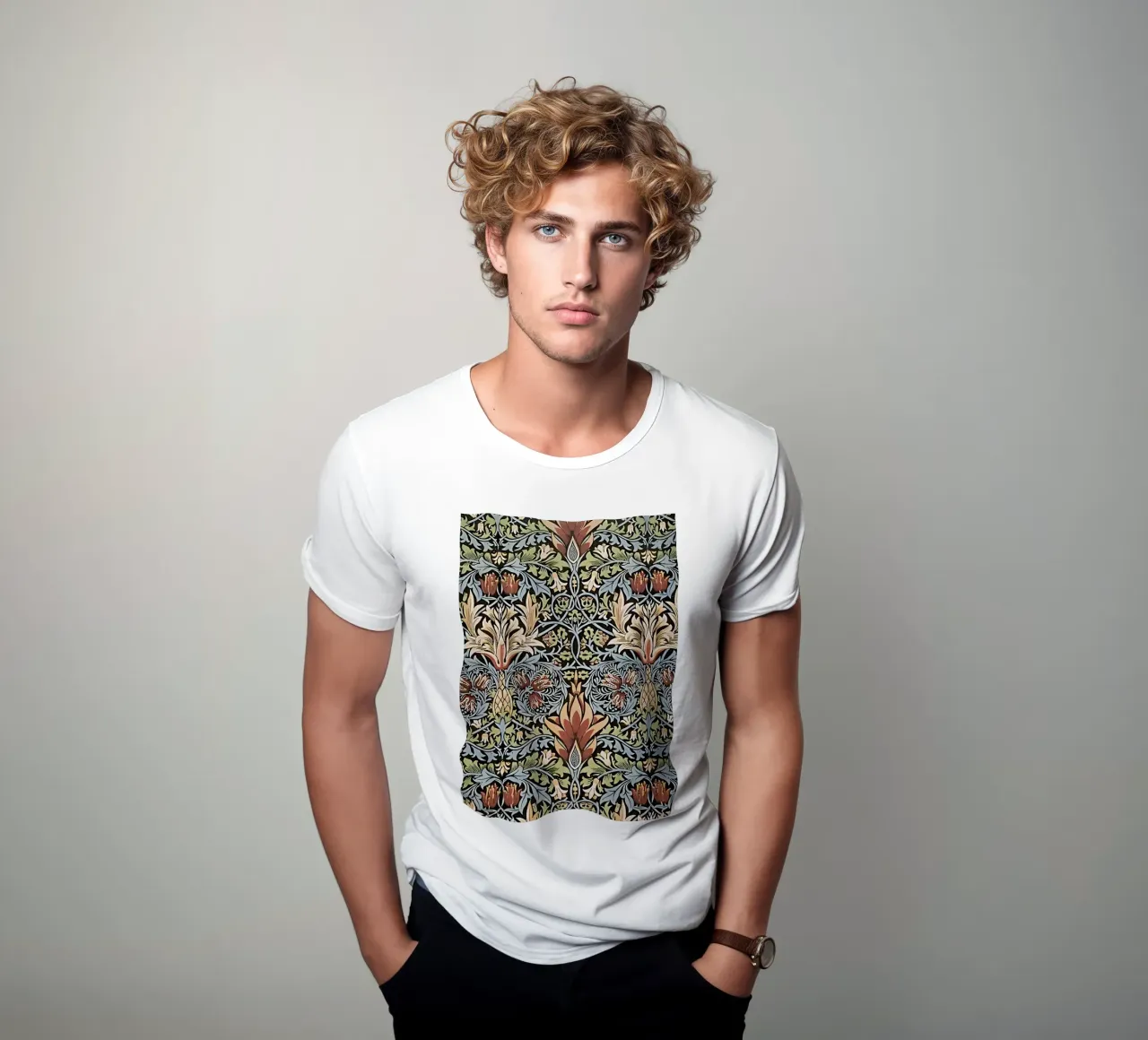 Tessuto stampato con testa di serpente di Morris t-shirt da careytowne1