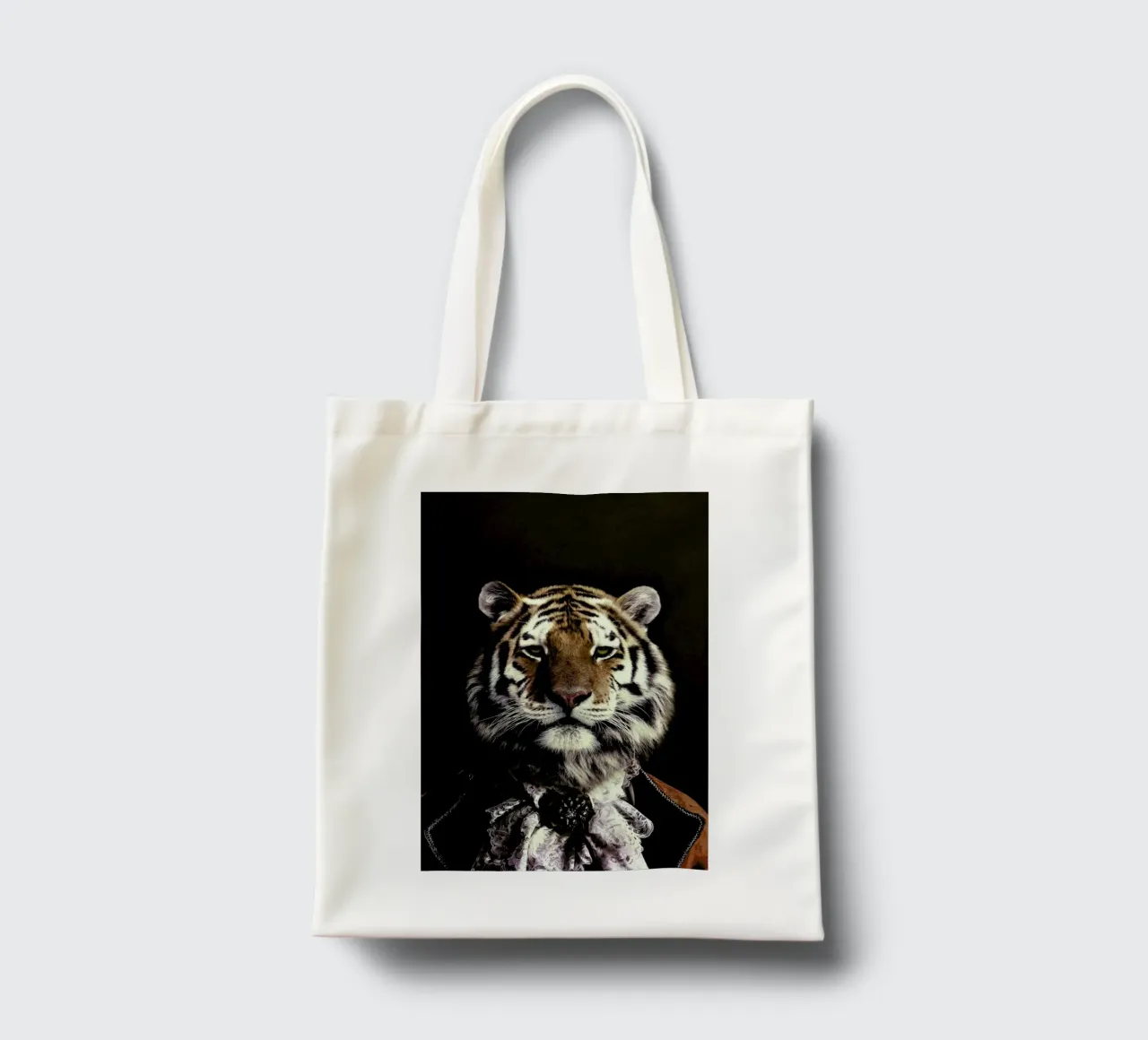 Classy Tiger 2 borsa in juta da Wouter Rikken