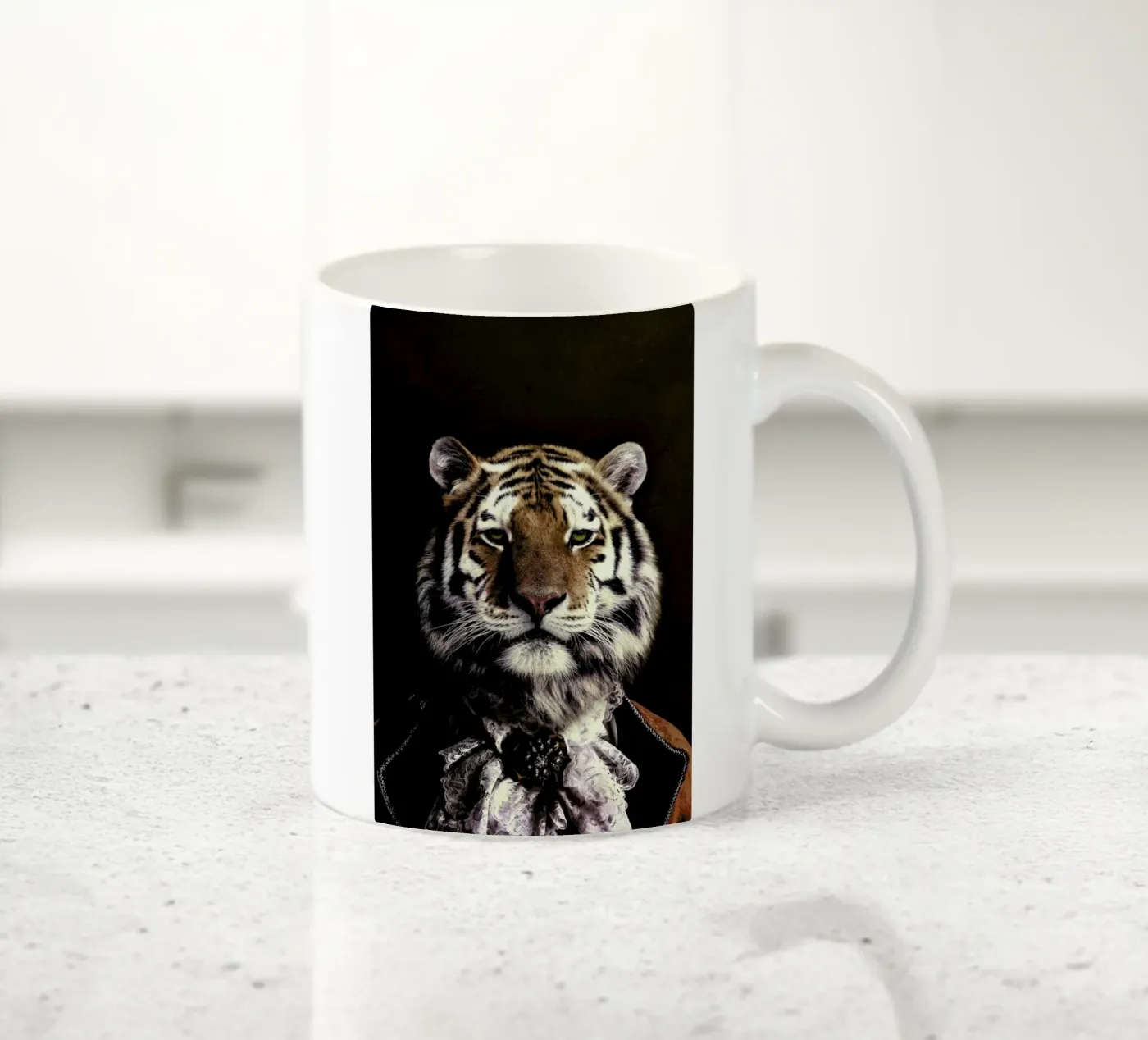 Classy Tiger 2 ceramic mug by Wouter Rikken