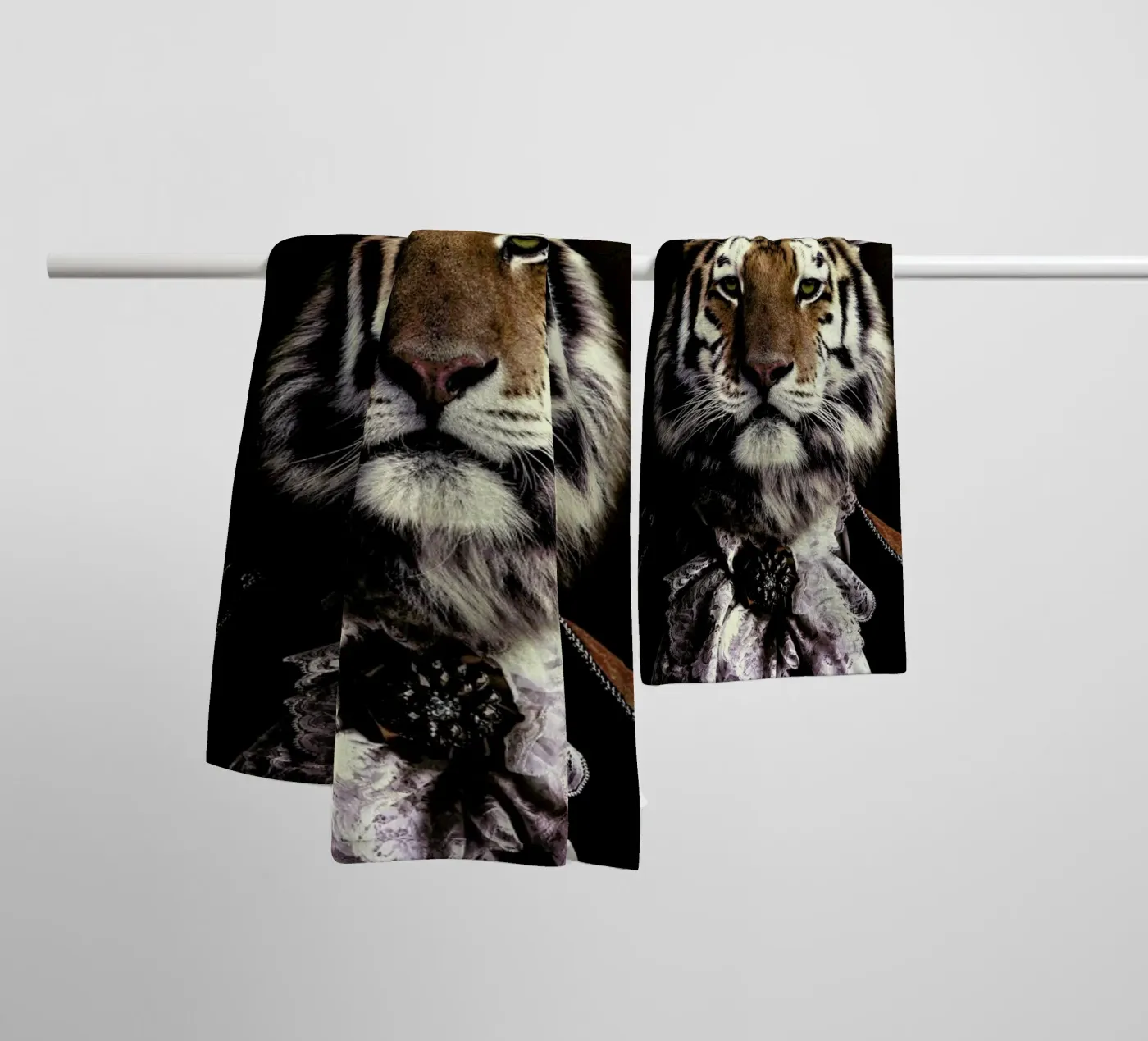 Classy Tiger 2 badhanddoek van Wouter Rikken