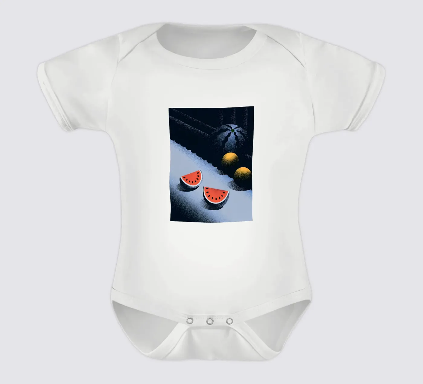 Wassermelone Kurzarm Babybody von SOUL SHOP