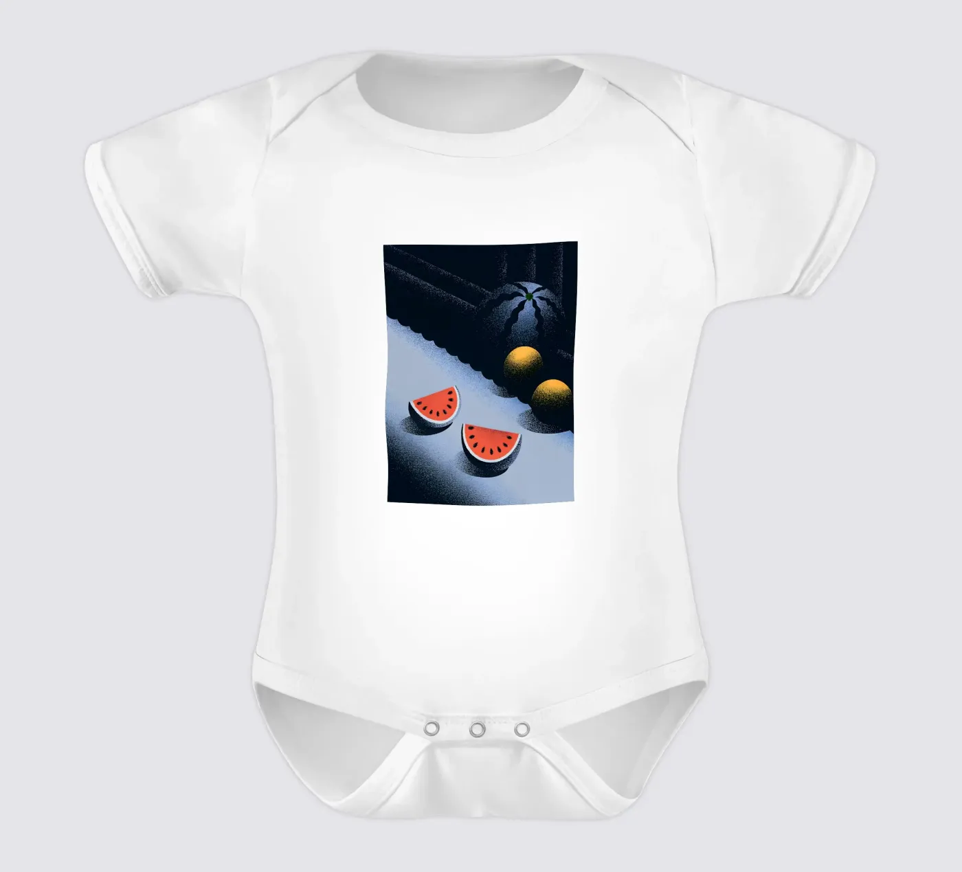 Wassermelone Kurzarm Babybody von SOUL SHOP