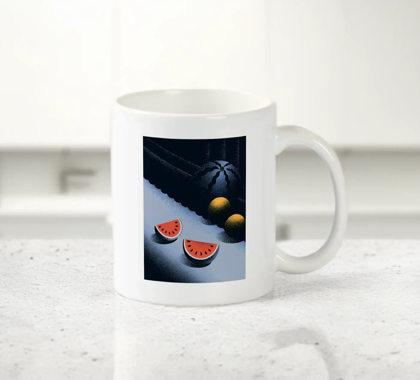 Watermelon ceramic mug by SOUL SHOP
