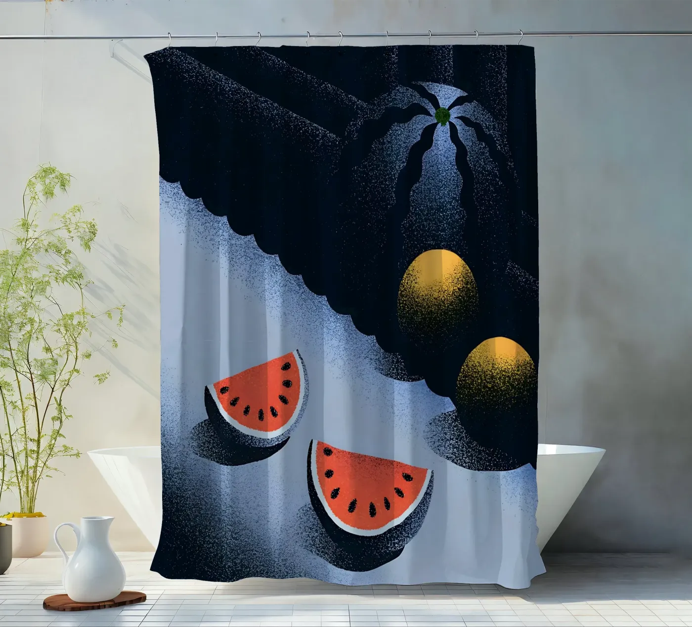 Pastèque rideau de douche de SOUL SHOP