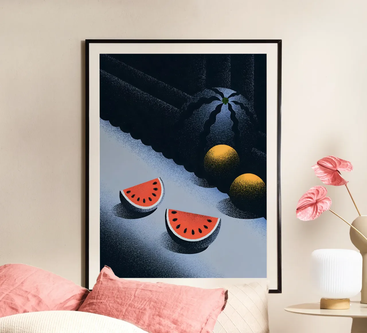 Anguria poster con telaio in alluminio da SOUL SHOP