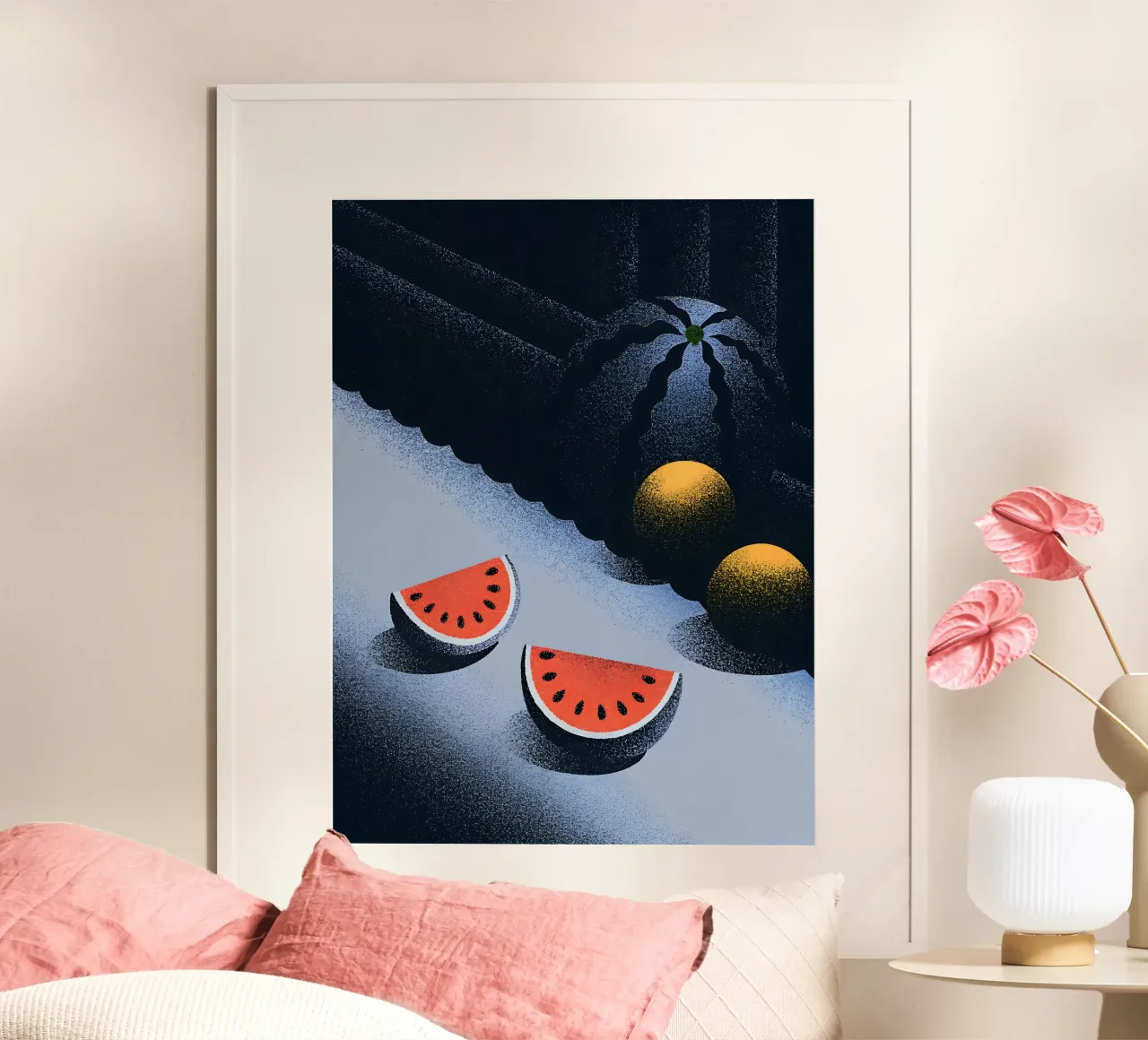 Anguria poster con telaio in alluminio da SOUL SHOP