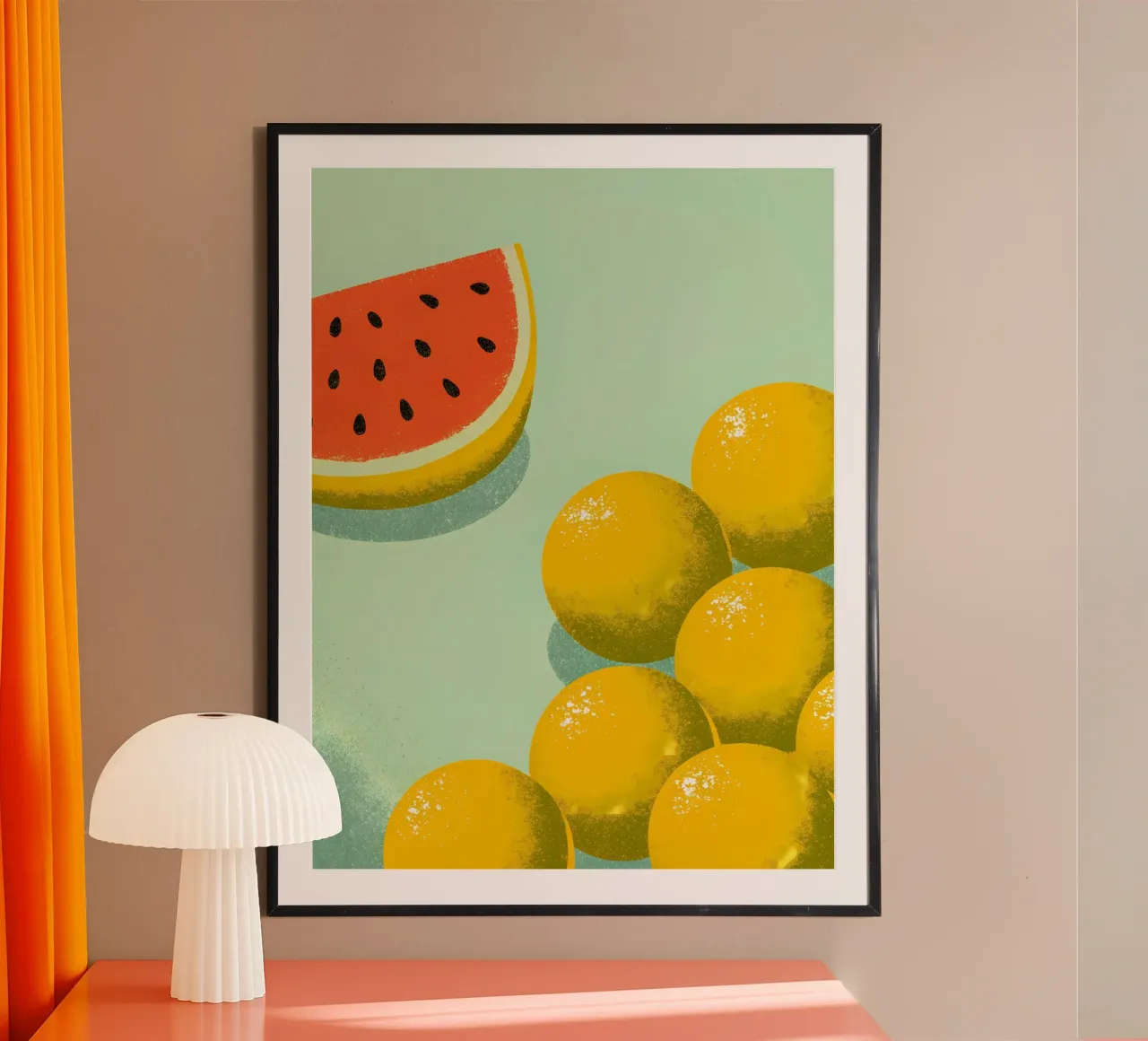 Anguria poster con telaio in plastica da SOUL SHOP
