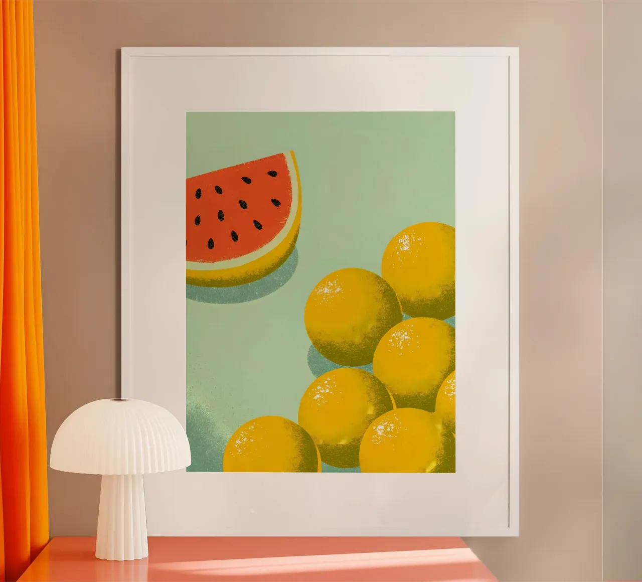 Anguria poster con telaio in plastica da SOUL SHOP