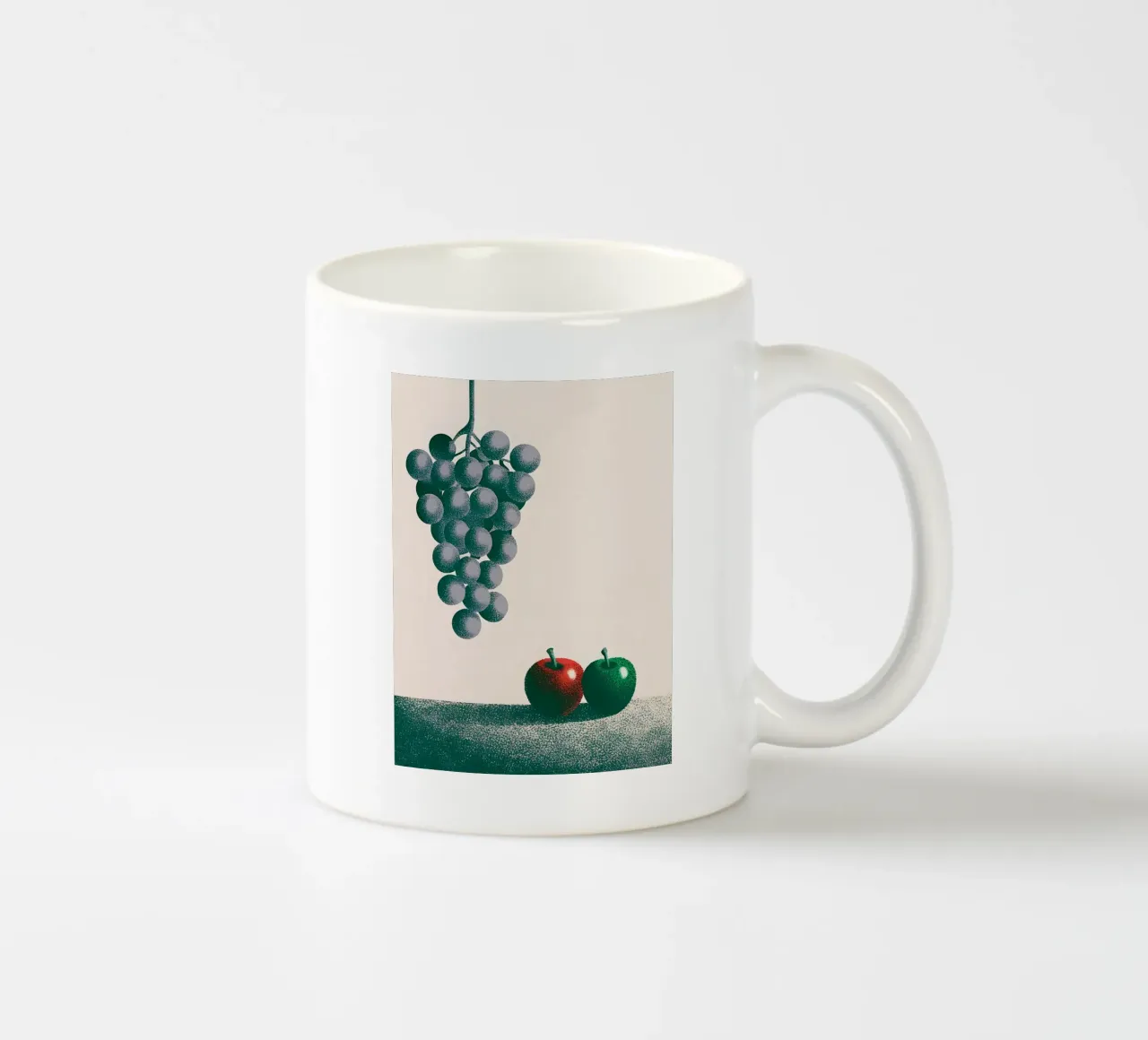Uva mela tazza in ceramica da SOUL SHOP