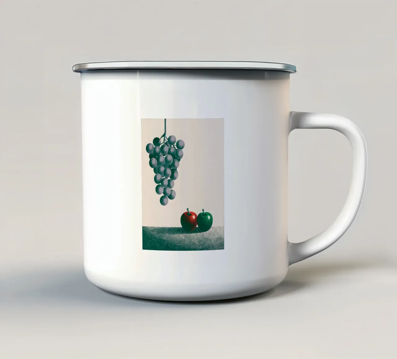 Uva mela tazza in smalto da SOUL SHOP