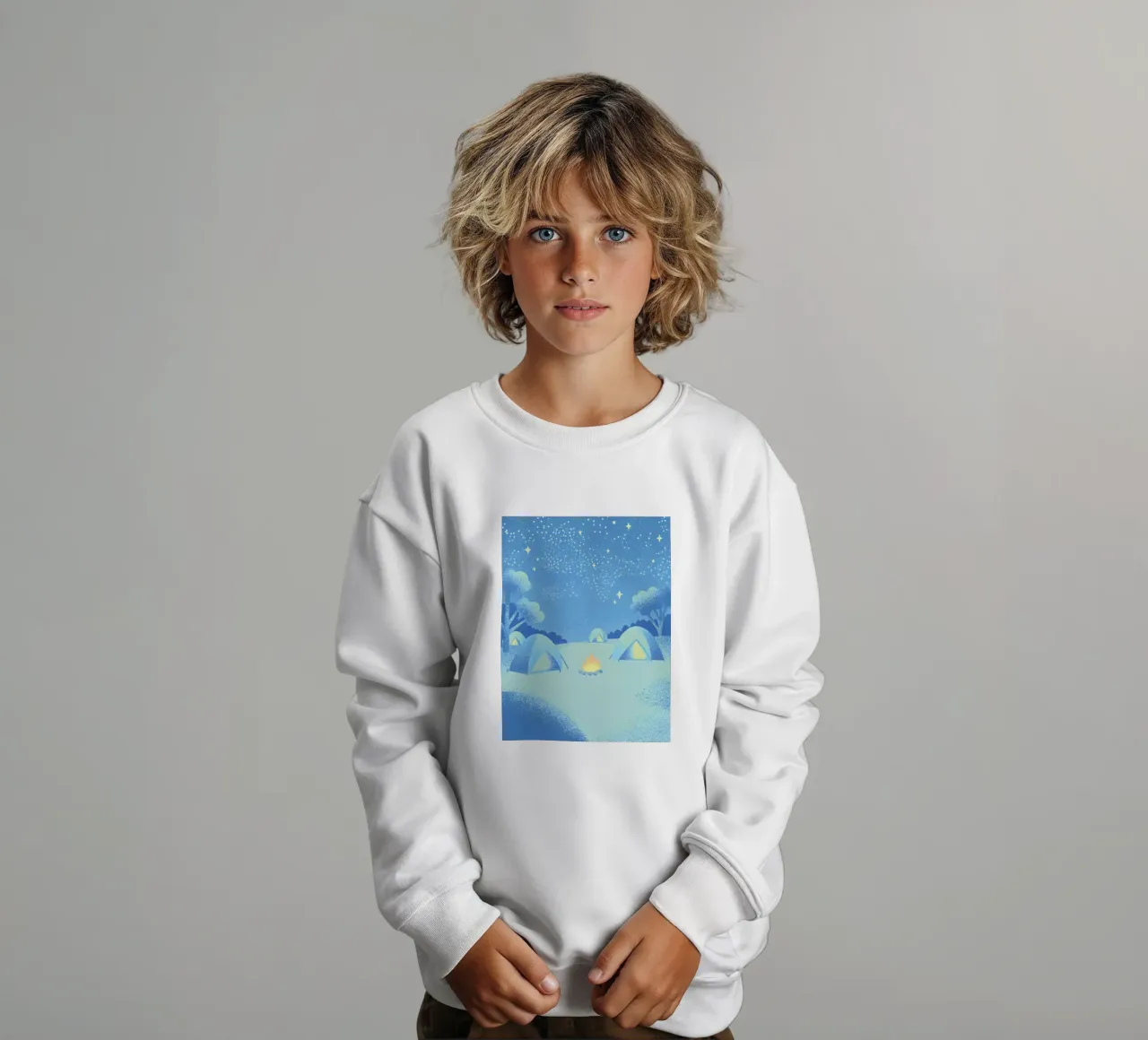 Campeggio nella foresta felpa bambino da SOUL SHOP