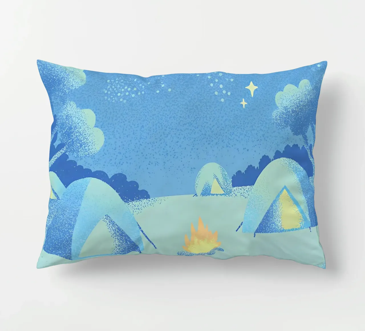 Campeggio nella foresta cuscino da SOUL SHOP