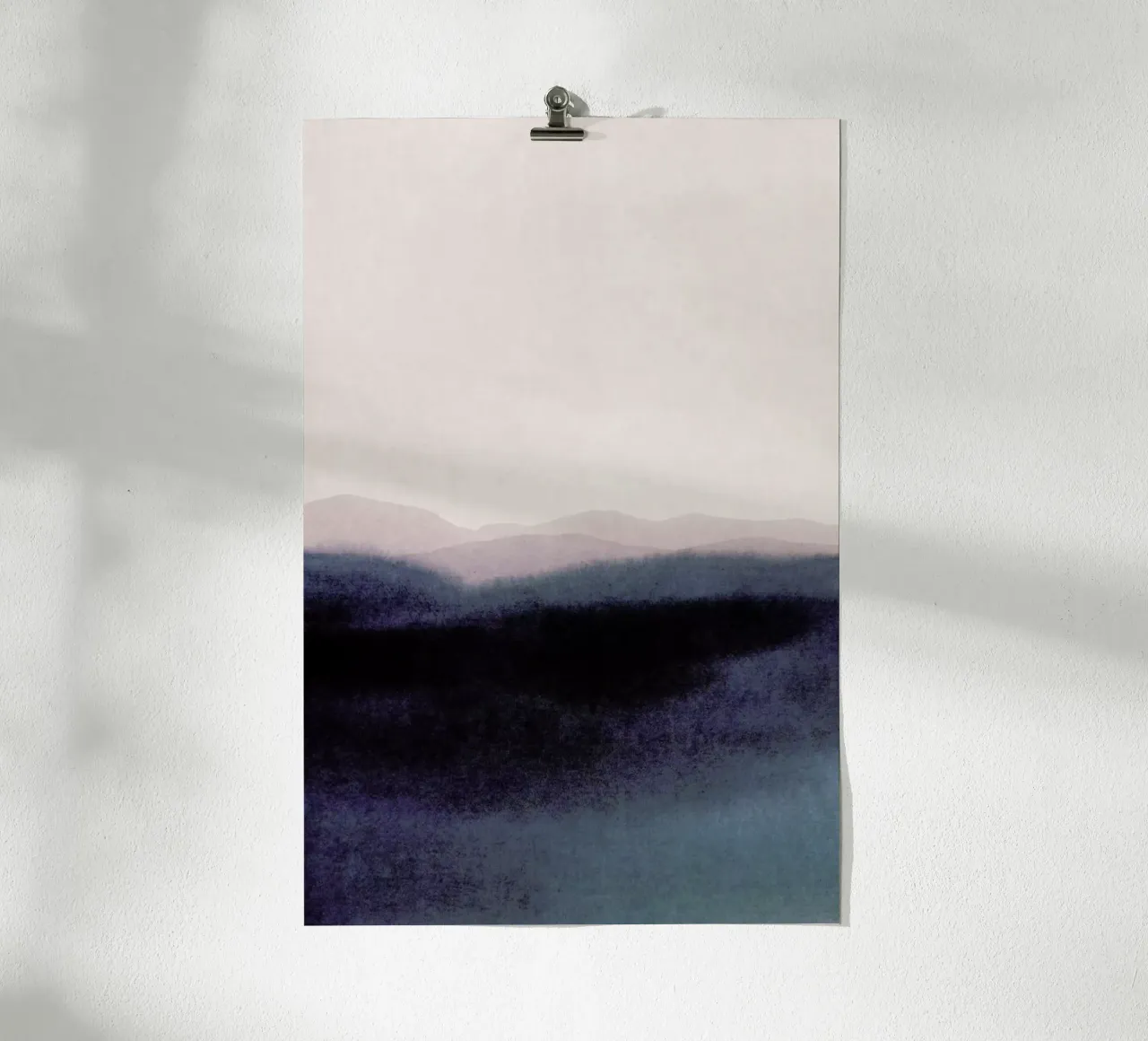 Dusk Scenery carta hahnemühle da IRIS LEHNHARDT FINE ART