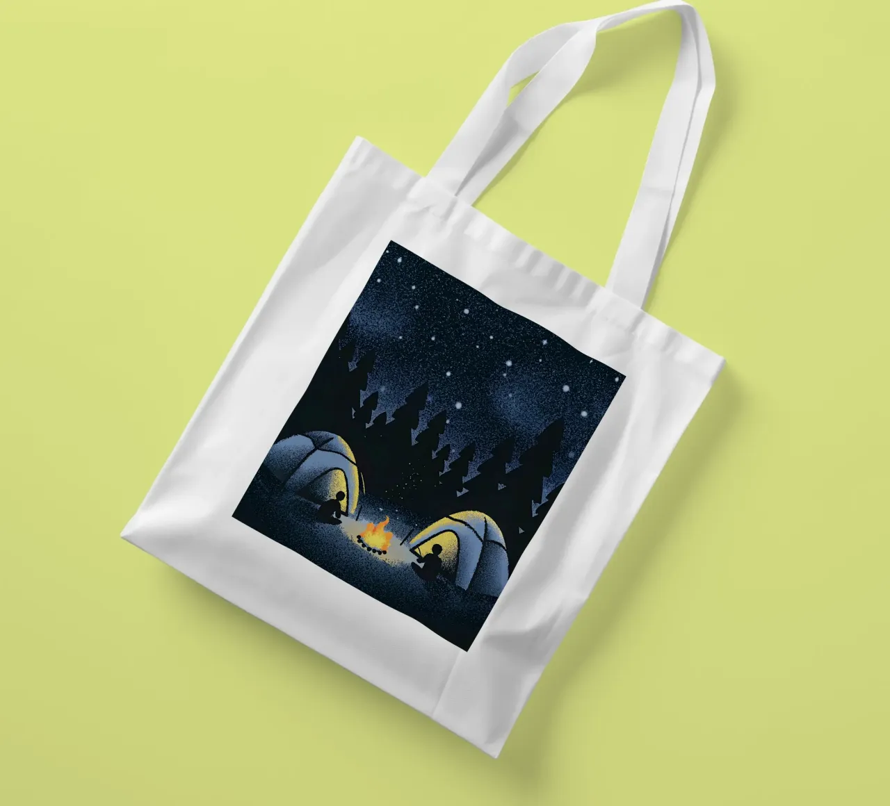Campeggio nella foresta borsa in juta da SOUL SHOP