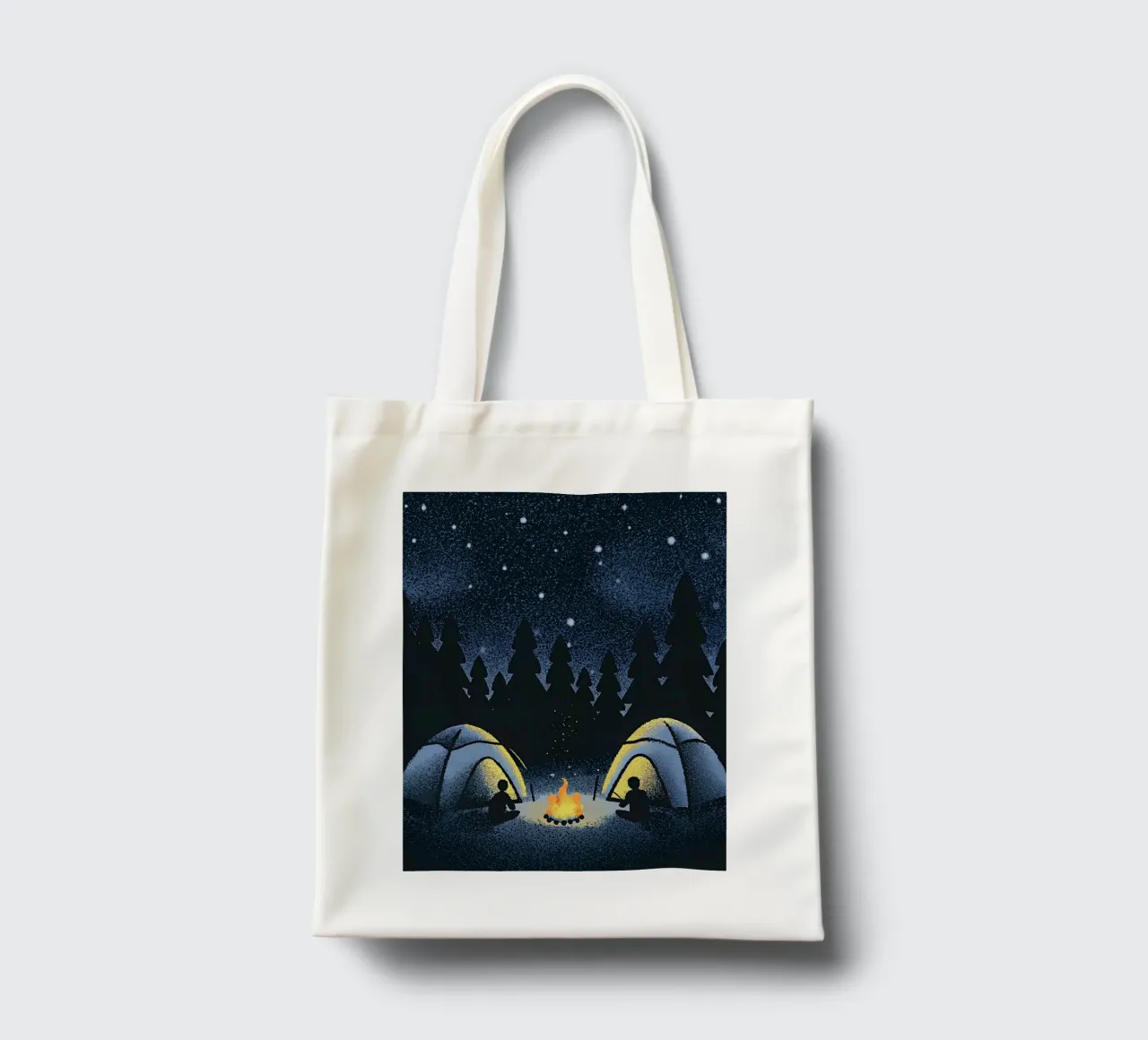 Campeggio nella foresta borsa in juta da SOUL SHOP