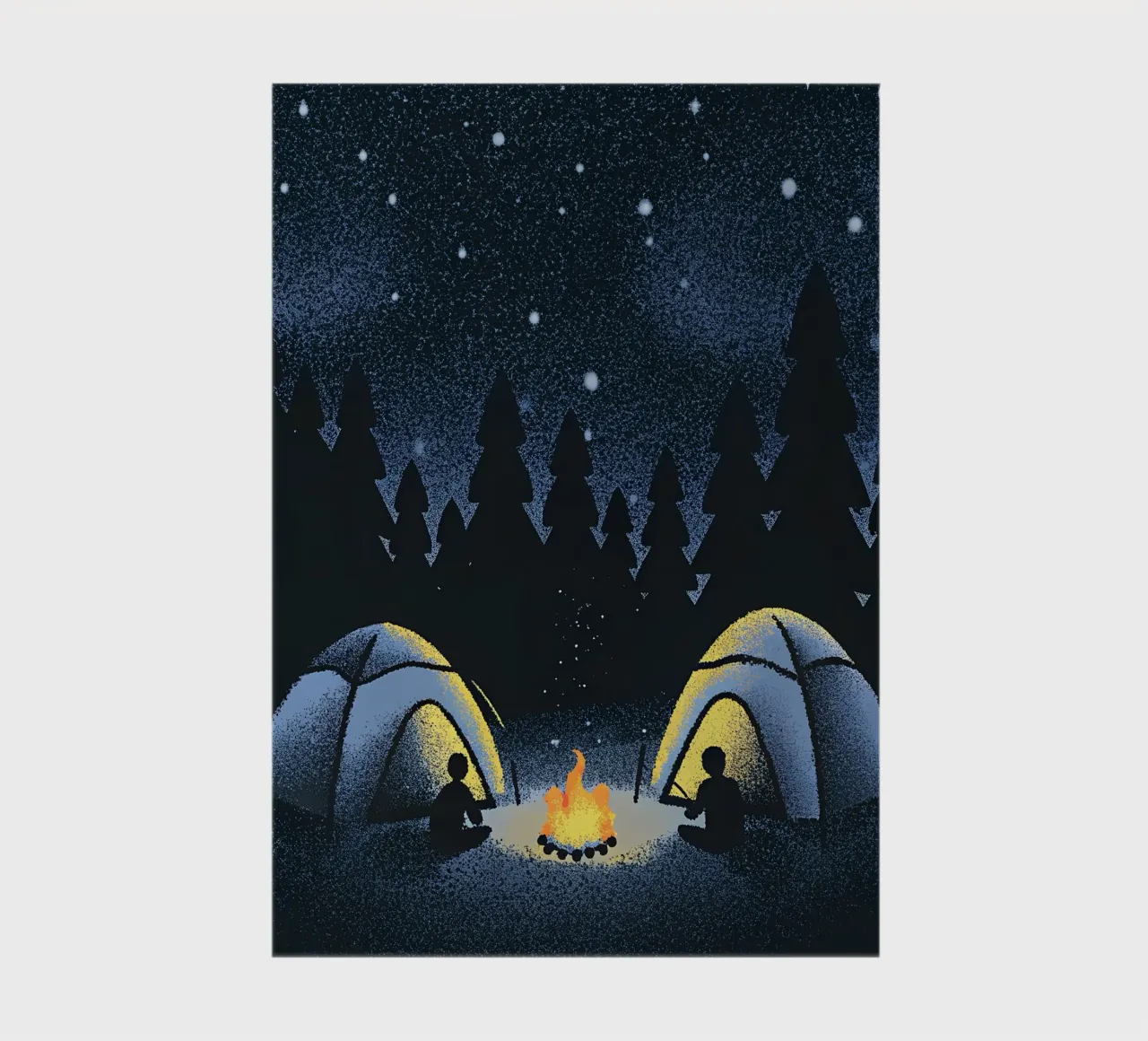Camping in the Forest notebook by SOUL SHOP
