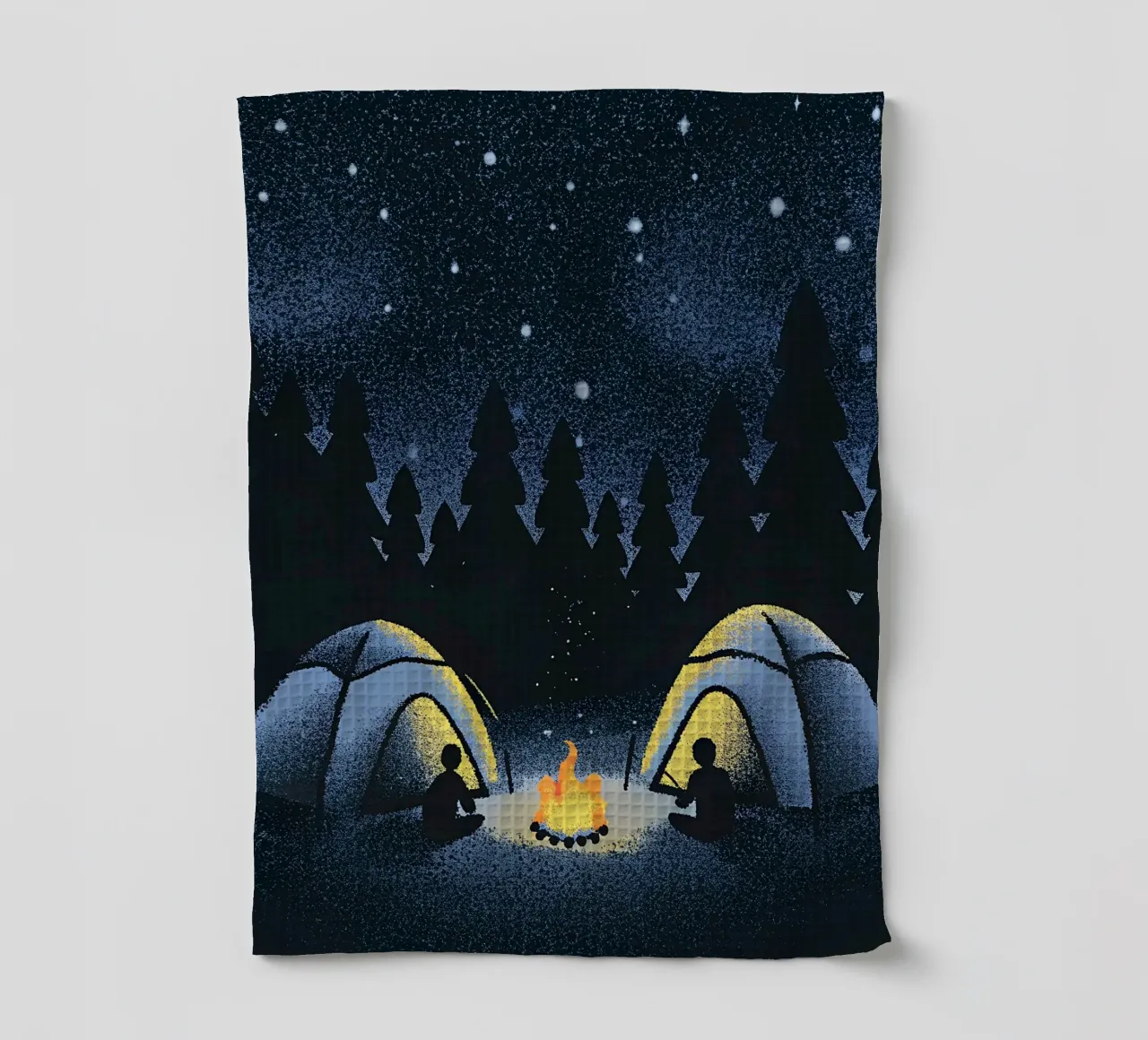 Campeggio nella foresta canovaccio da cucina da SOUL SHOP